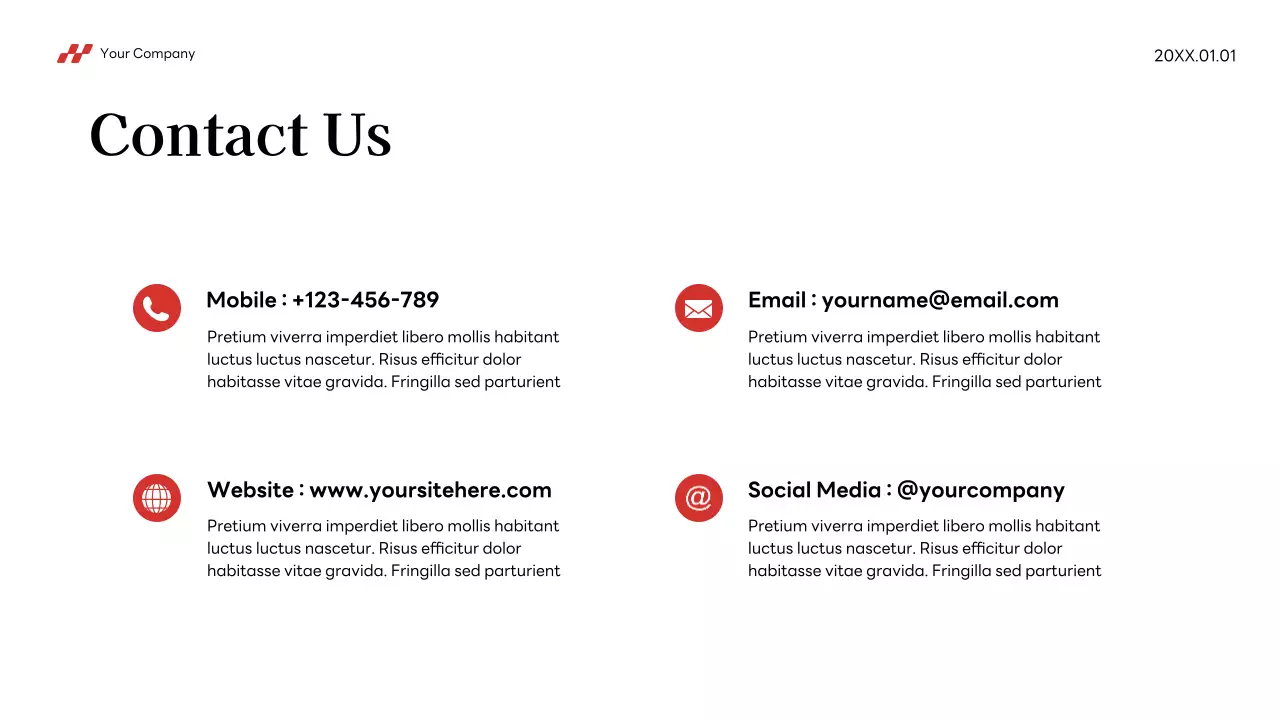 Red Modern Business Consulting Presentation