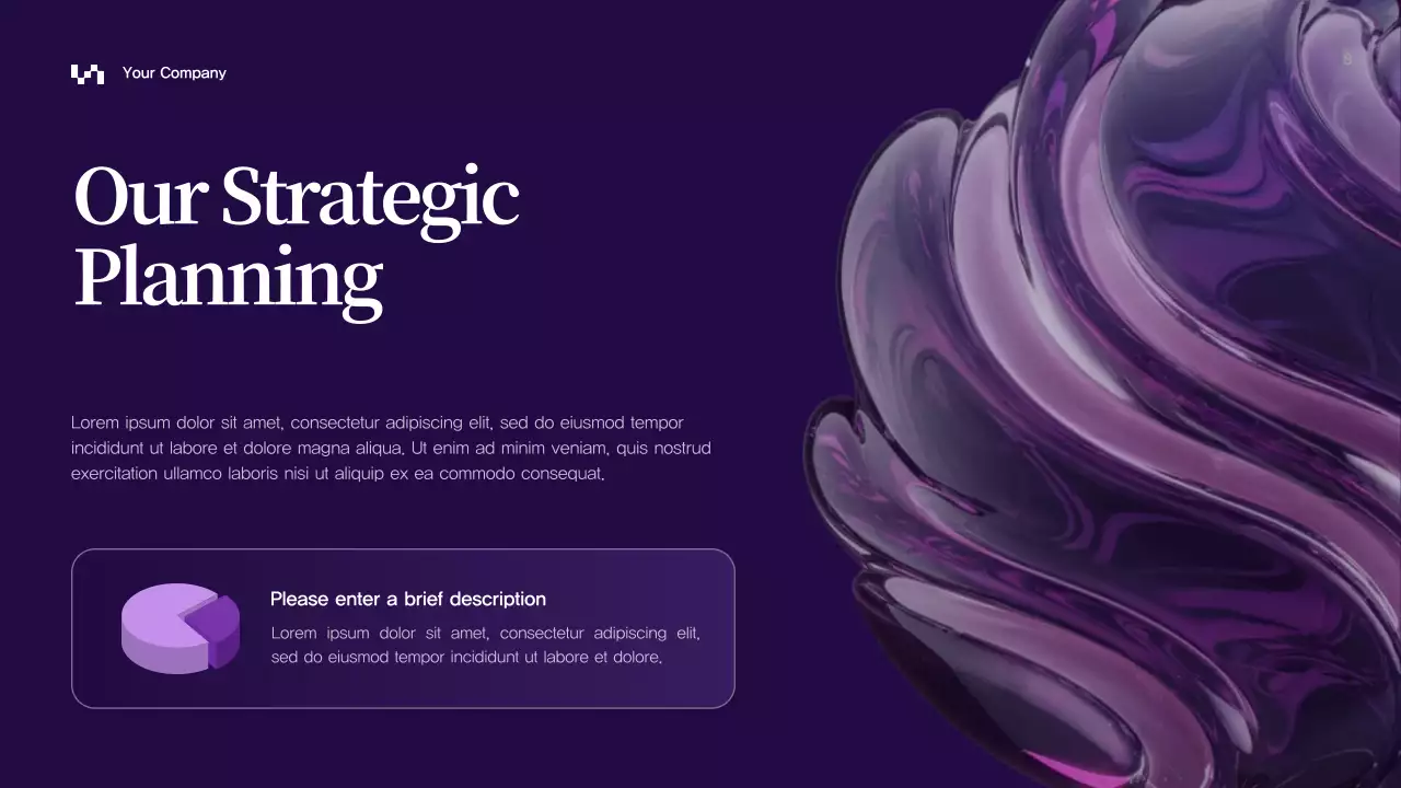 Purple Abstract Business Presentation