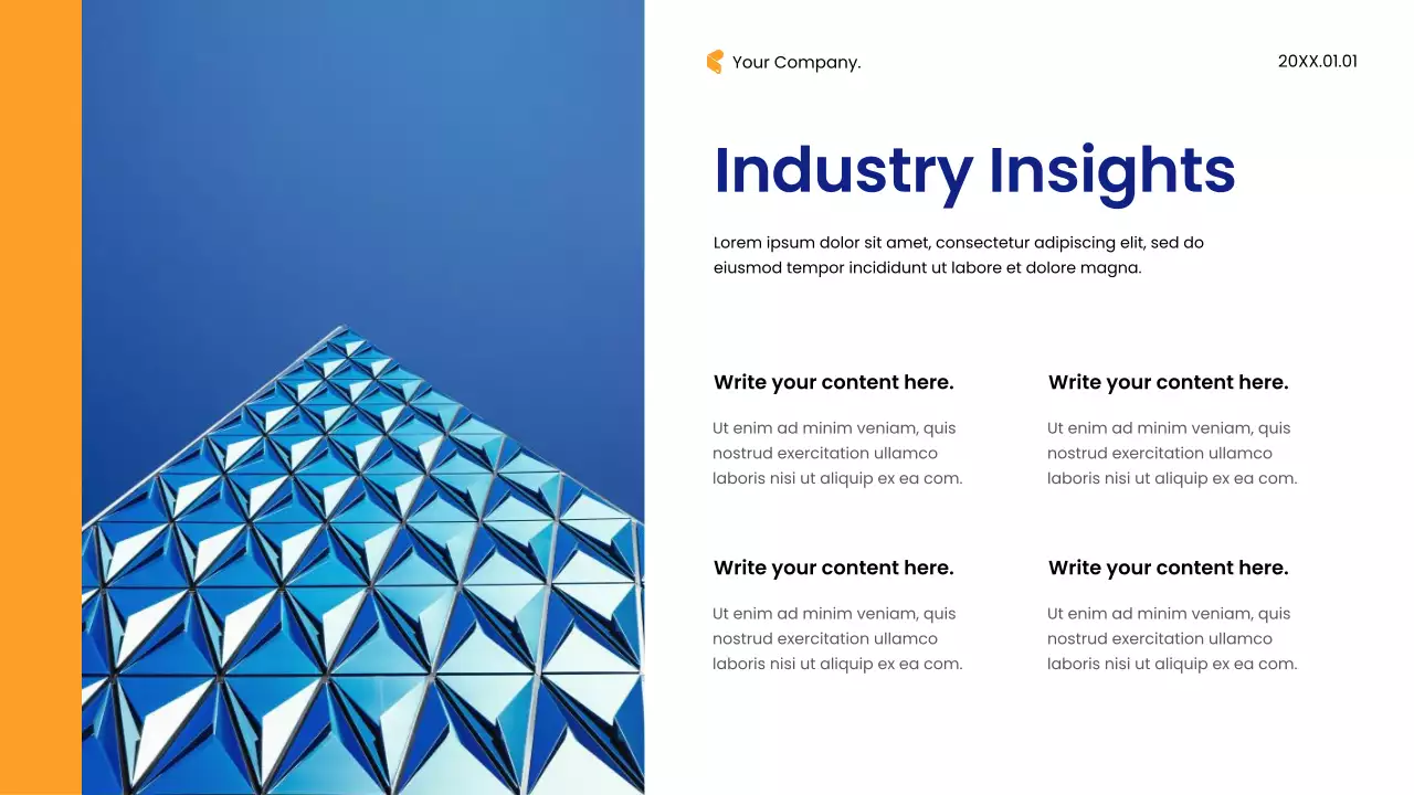 Blue Modern Consulting Presentation