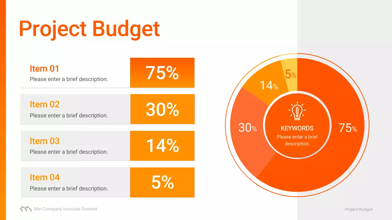 오렌지 모던 미팅 가이드 프레젠테이션