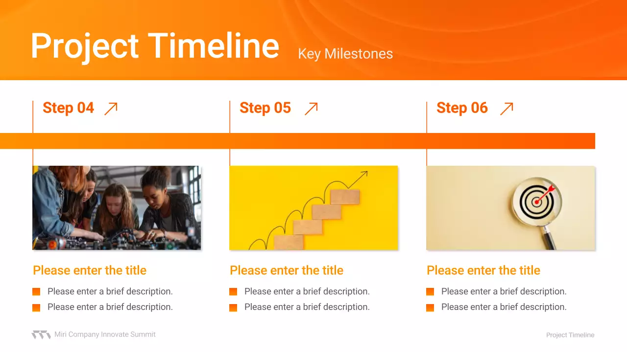 오렌지 모던 미팅 가이드 프레젠테이션