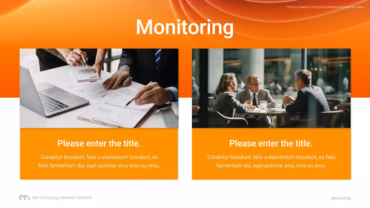 오렌지 모던 미팅 가이드 프레젠테이션
