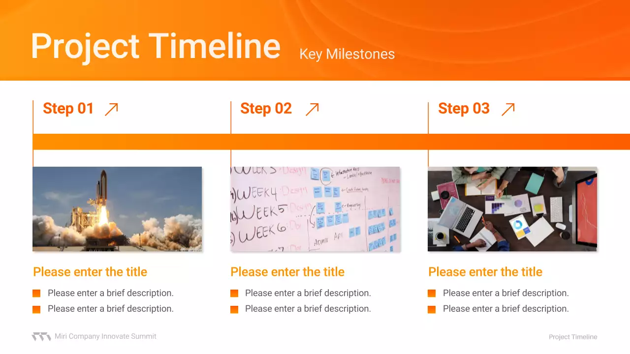 오렌지 모던 미팅 가이드 프레젠테이션