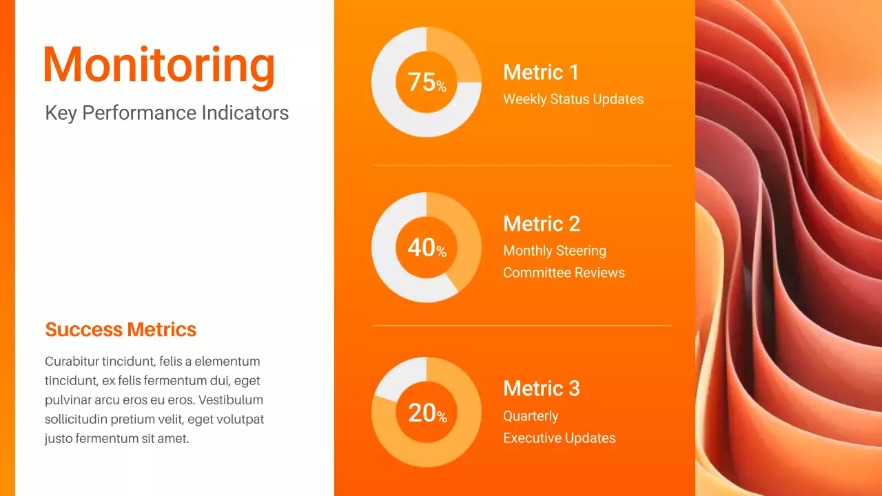 오렌지 모던 미팅 가이드 프레젠테이션