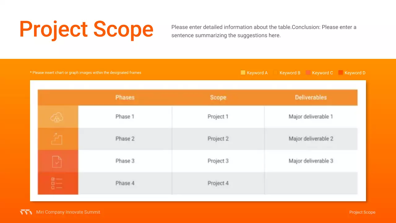 오렌지 모던 미팅 가이드 프레젠테이션