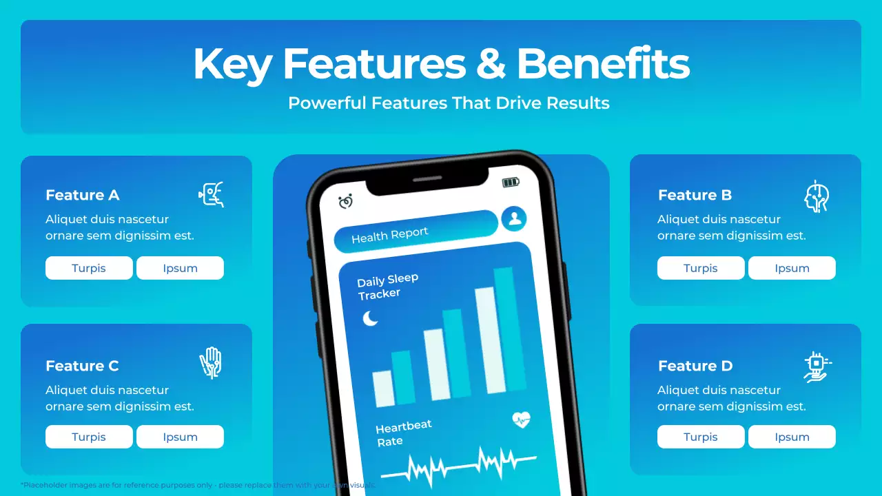 Blue White Modern Health Tech Introduction Presentation