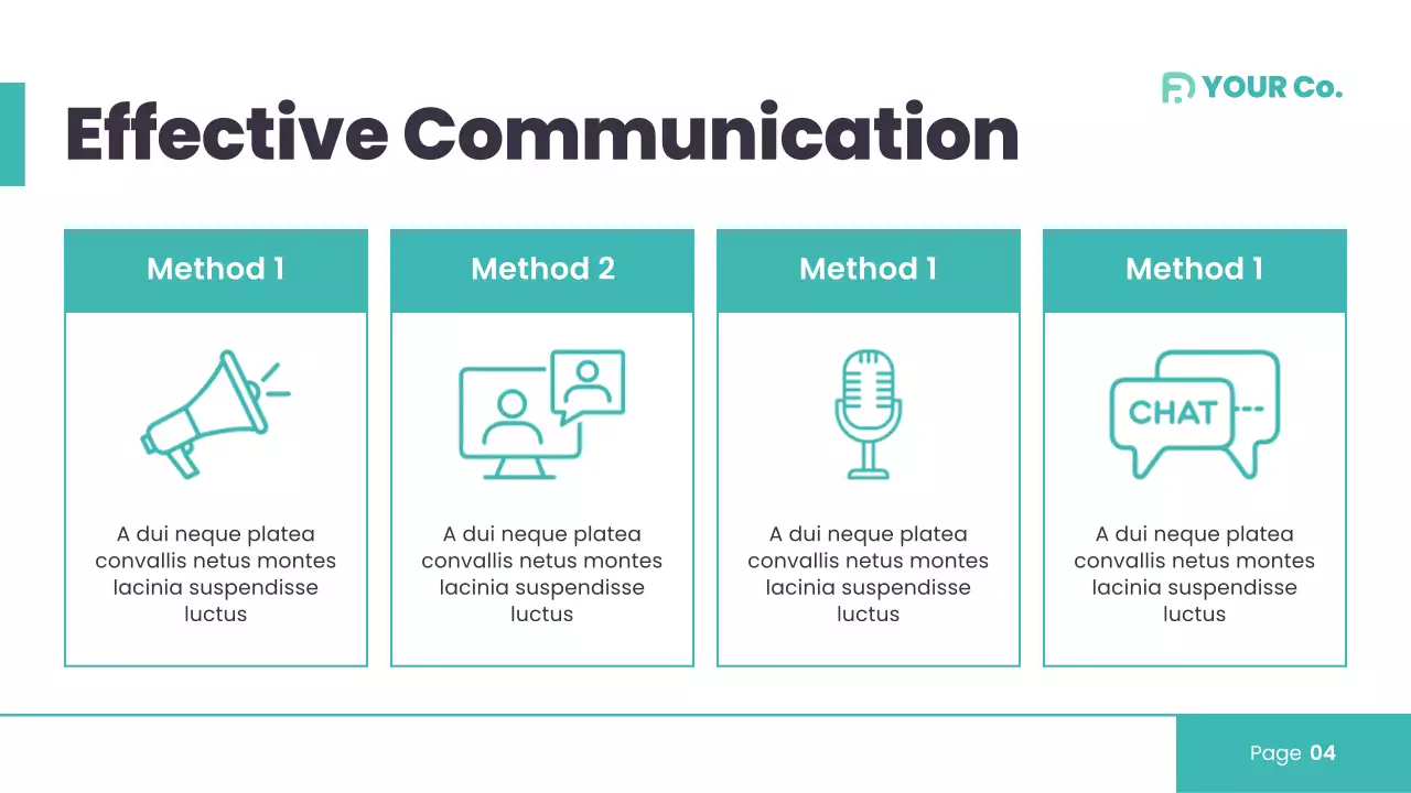 Teal Modern Sales Training Presentation