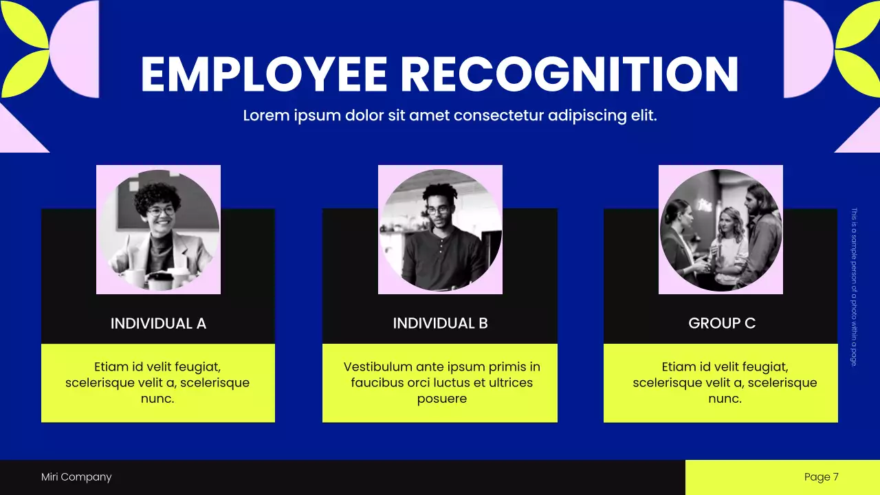 Blue Geometric Town Hall Meeting Presentation