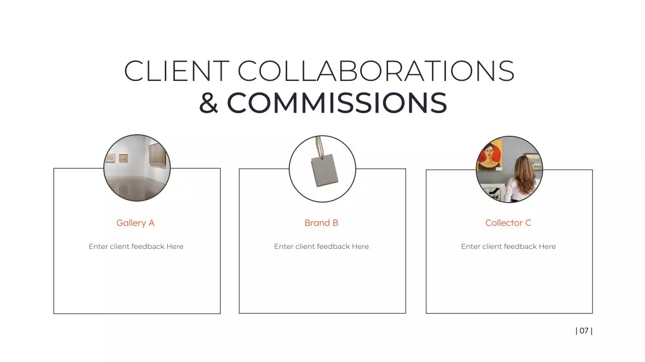 Black Minimal Art Portfolio Presentation