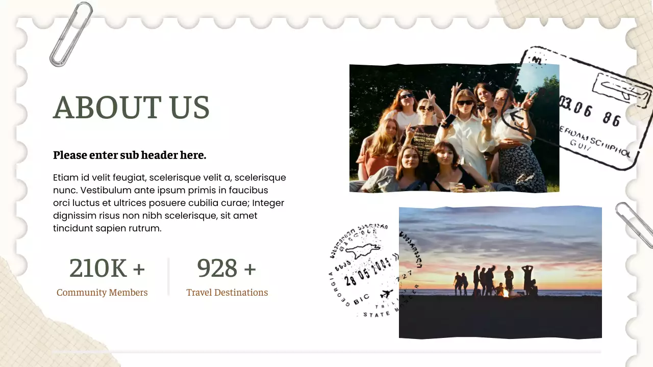 Green Rustic Travel Promotion Presentation