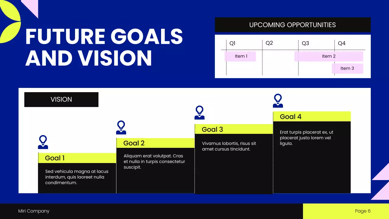 Blue Geometric Town Hall Meeting Presentation