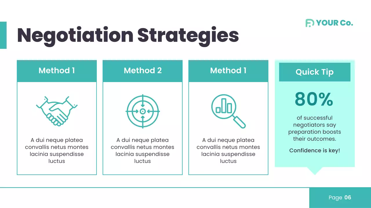 Teal Modern Sales Training Presentation