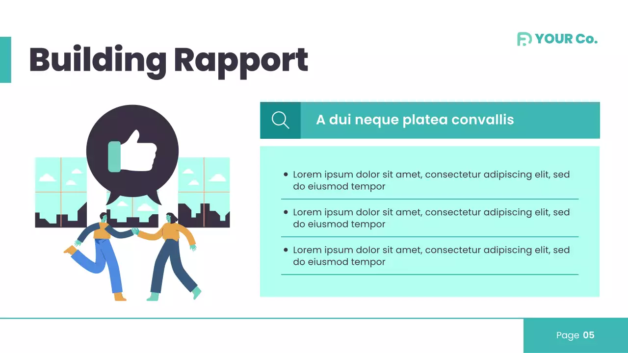 Teal Modern Sales Training Presentation