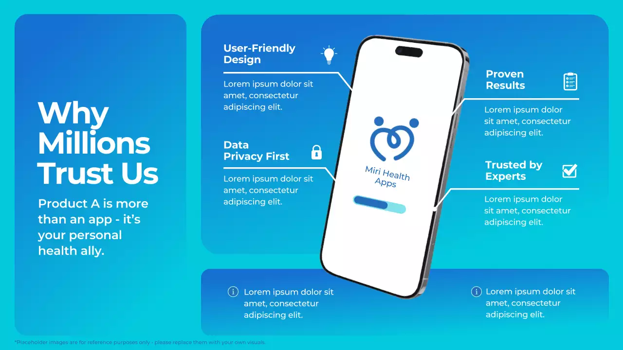 Blue White Modern Health Tech Introduction Presentation