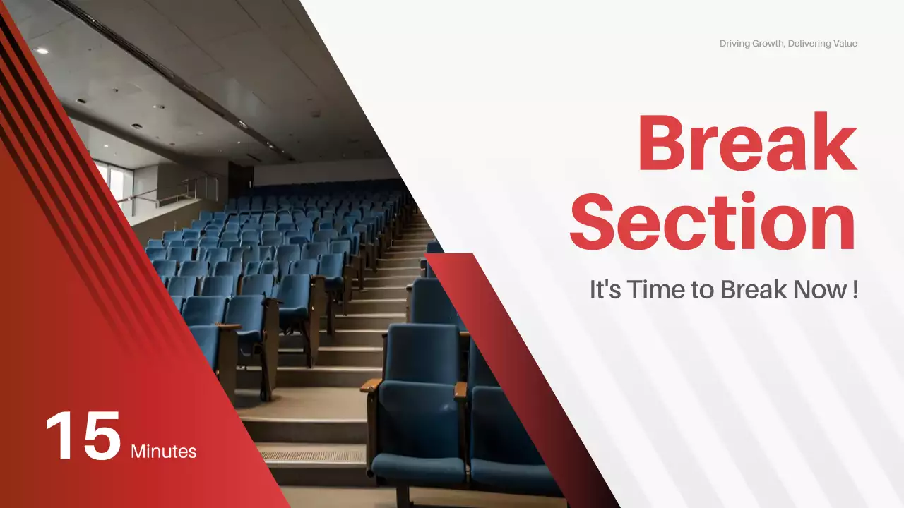 red professional business webinar announcement