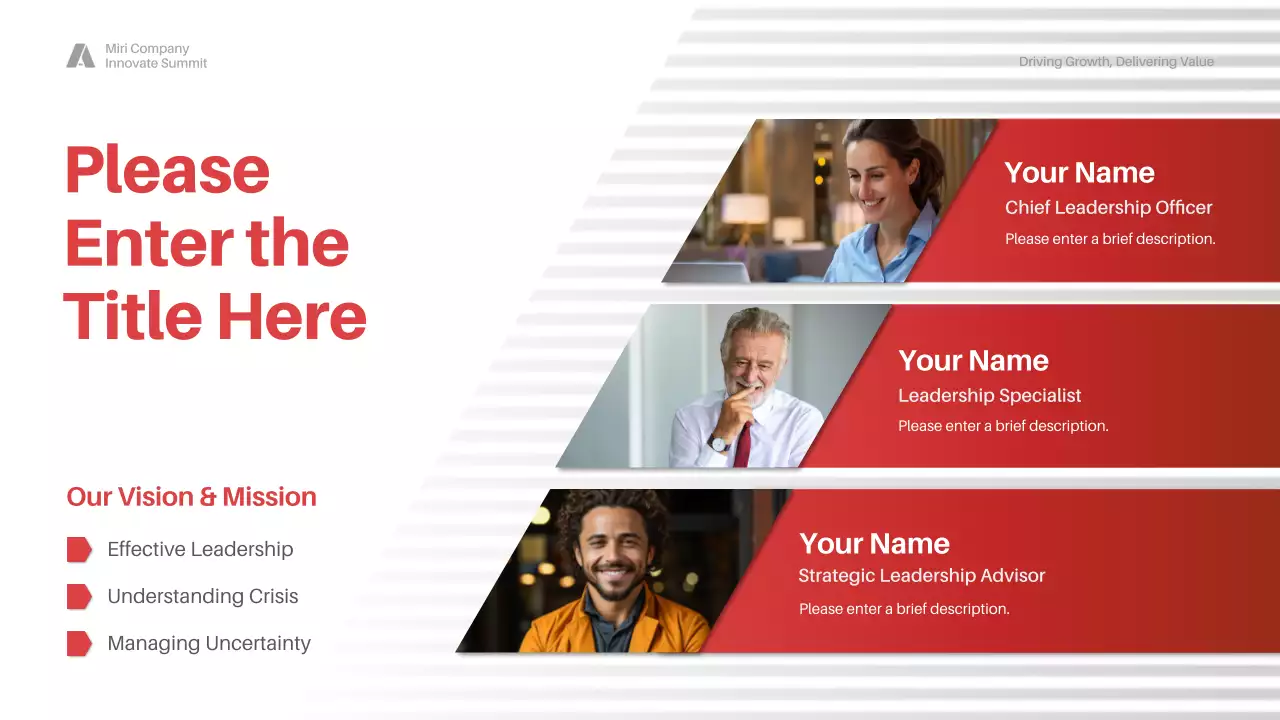 red professional business webinar announcement