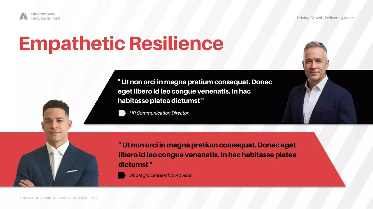 red professional business webinar announcement