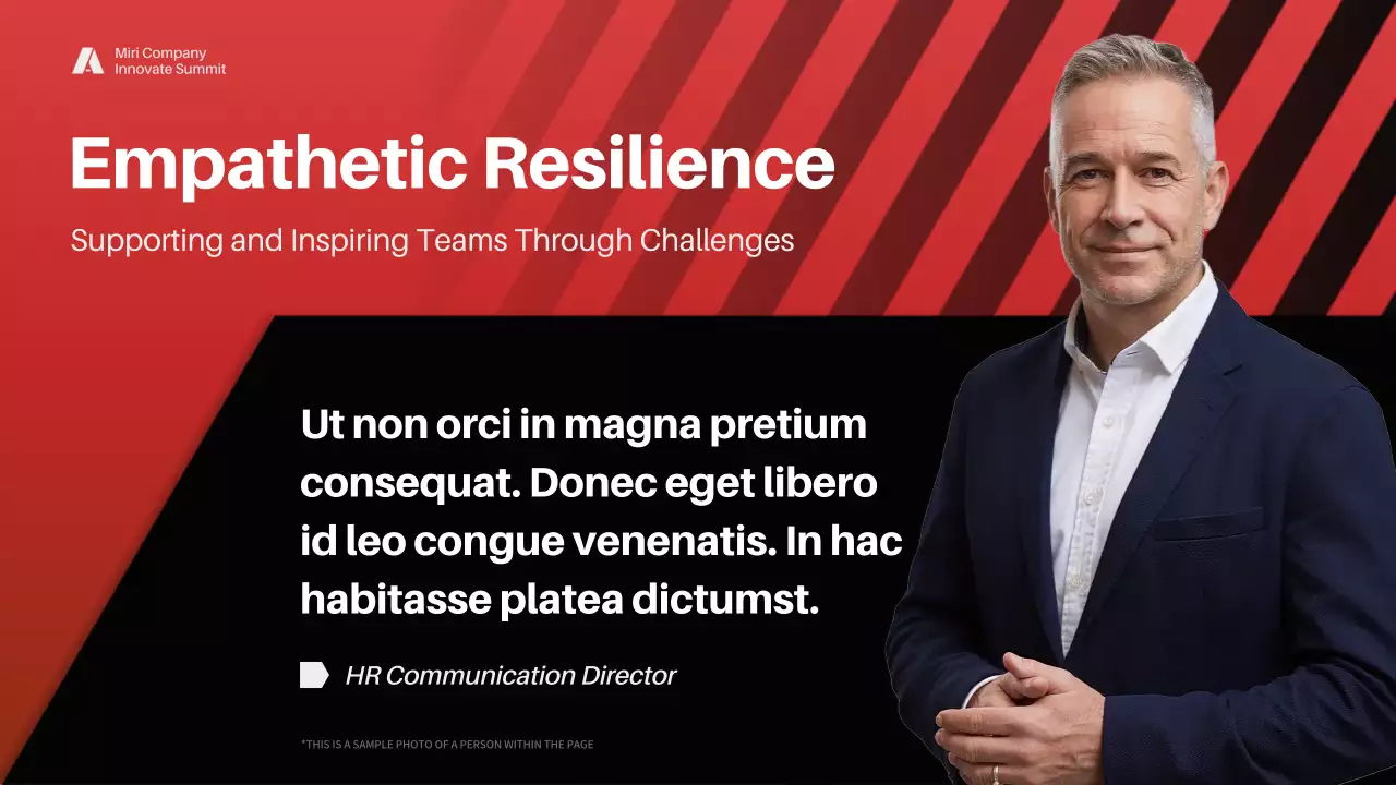 red professional business webinar announcement