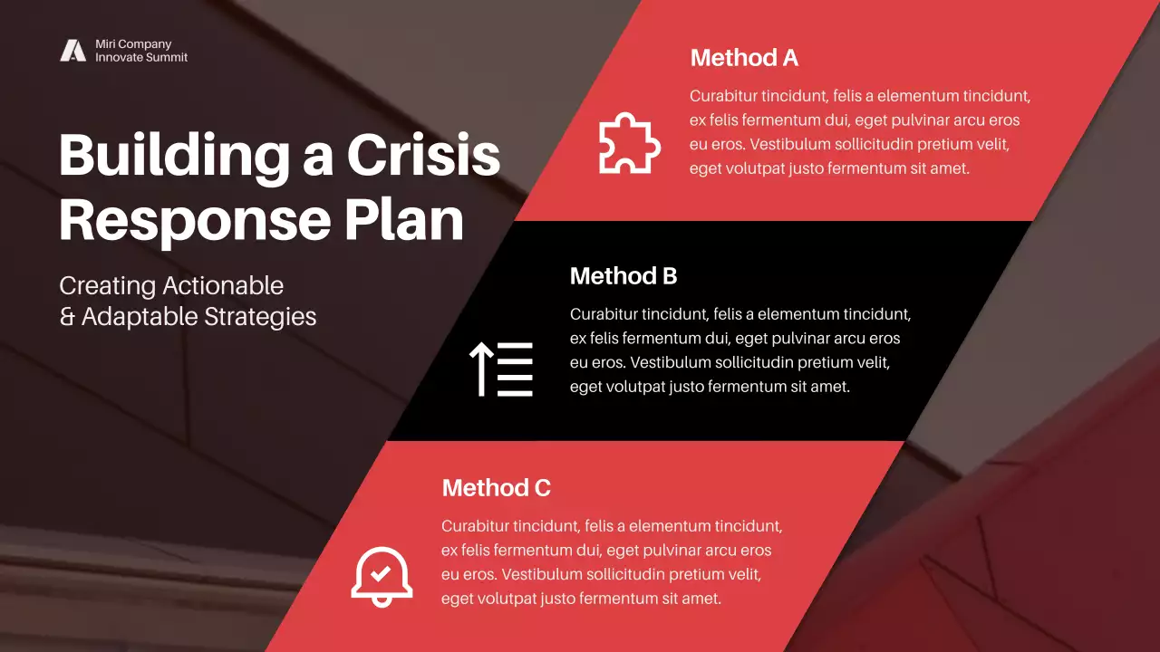 red professional business webinar announcement