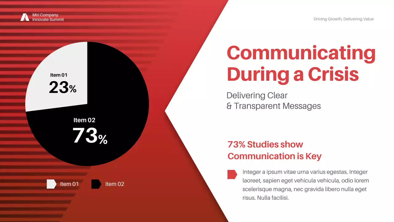 red professional business webinar announcement