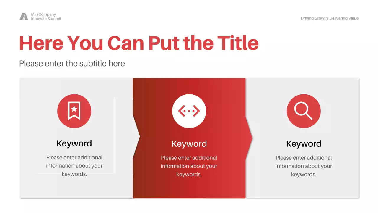 red professional business webinar announcement