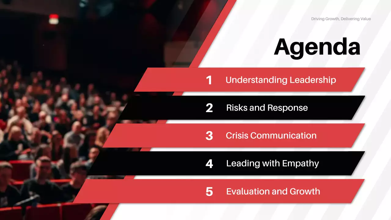 red professional business webinar announcement