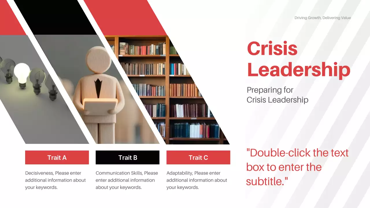 red professional business webinar announcement