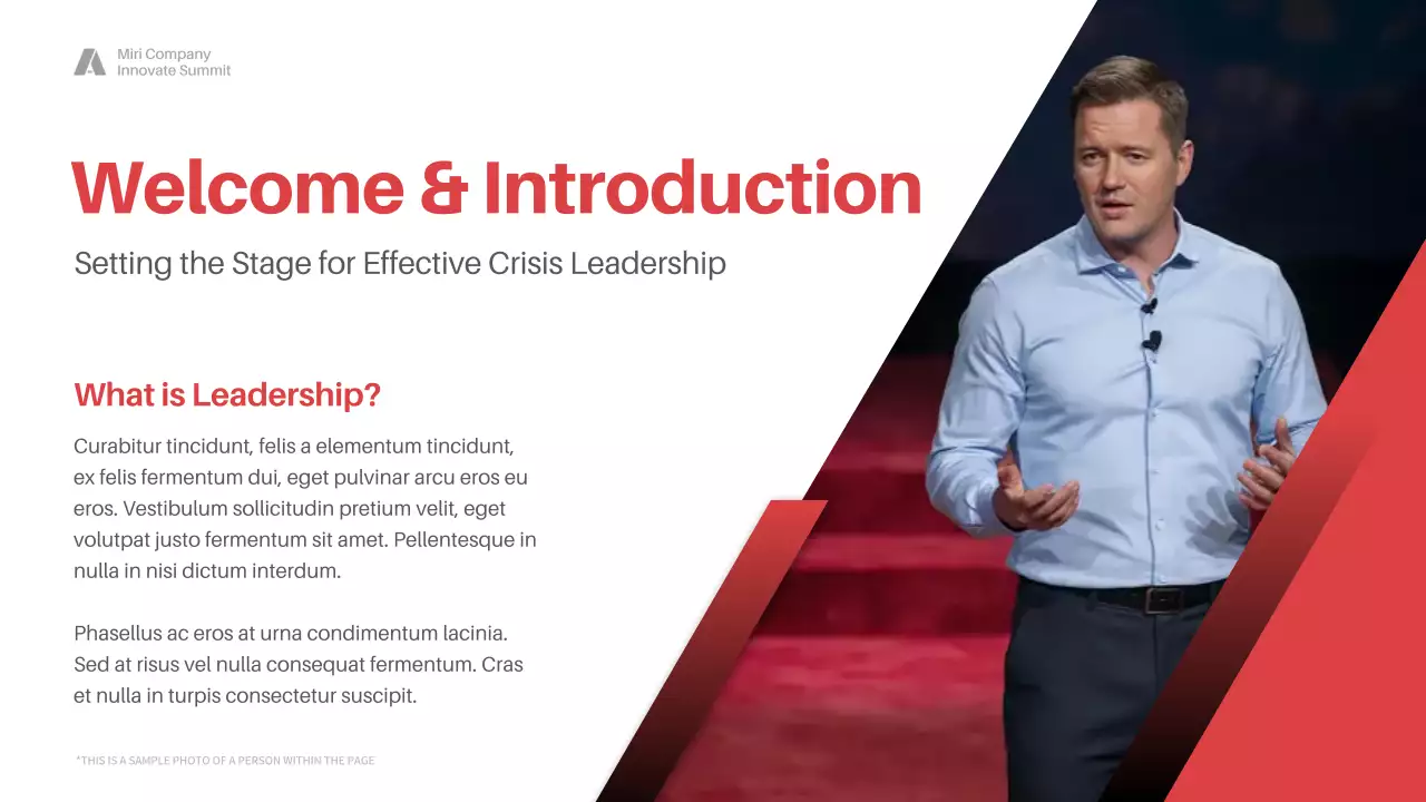 red professional business webinar announcement