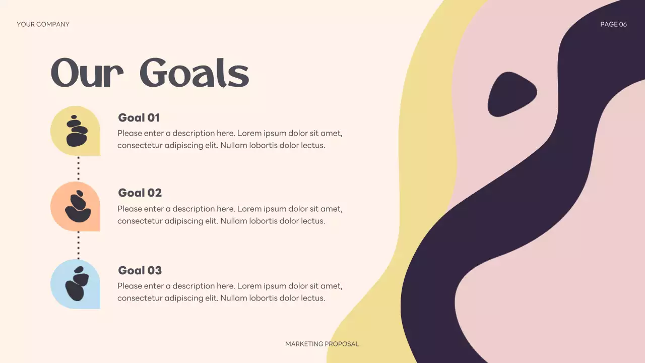 Beige Abstract Marketing Proposal Presentation