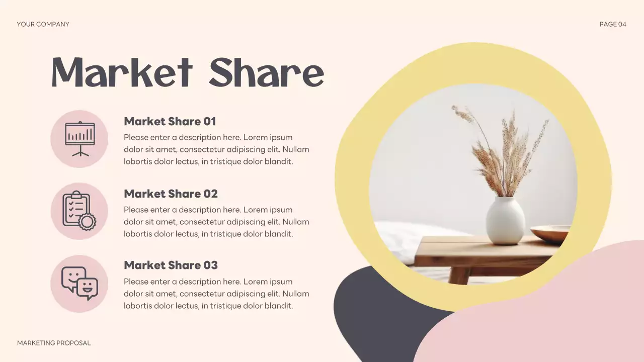 Beige Abstract Marketing Proposal Presentation