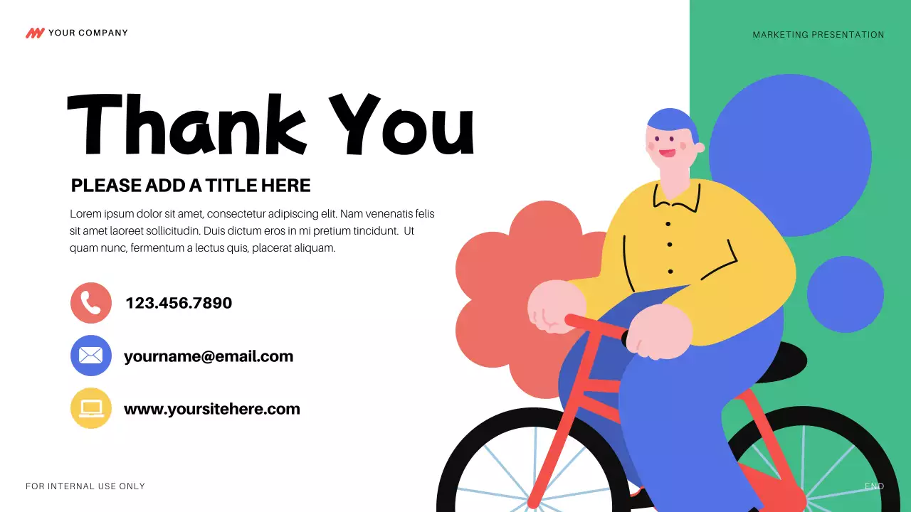 Colorful Modern Marketing Presentation