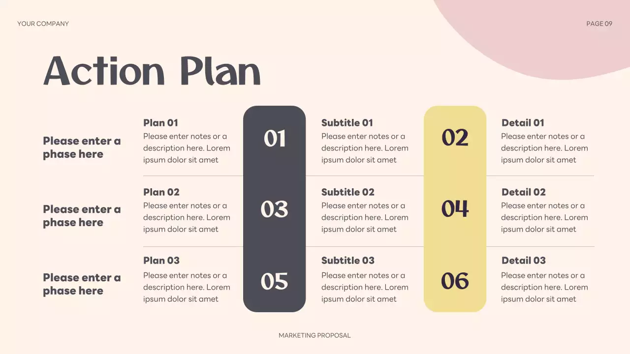Beige Abstract Marketing Proposal Presentation
