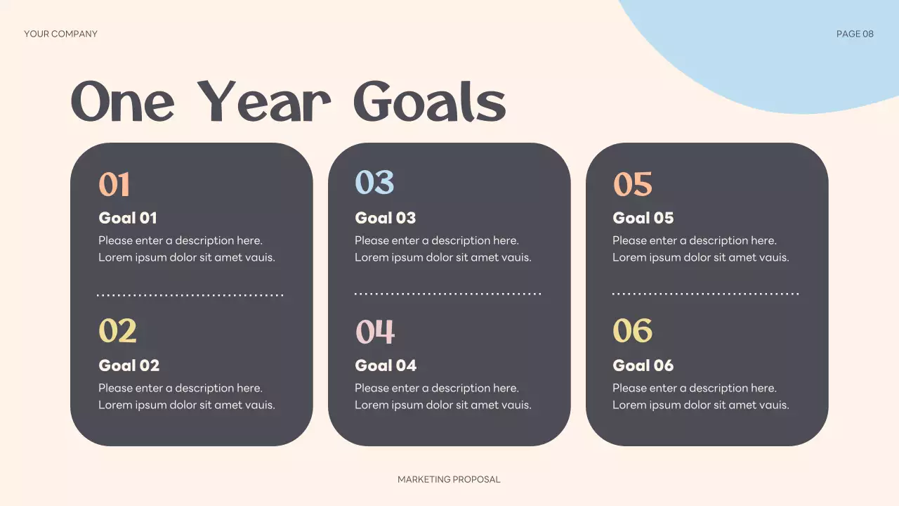 Beige Abstract Marketing Proposal Presentation