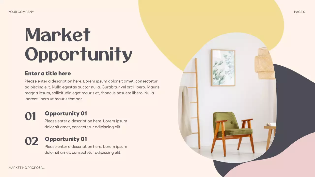 Beige Abstract Marketing Proposal Presentation