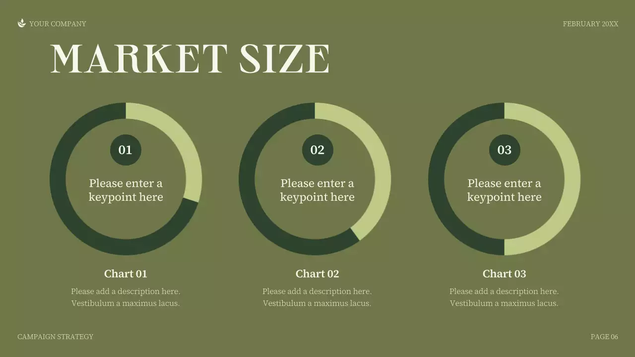 Green Minimalist Business Campaign Strategy Presentation
