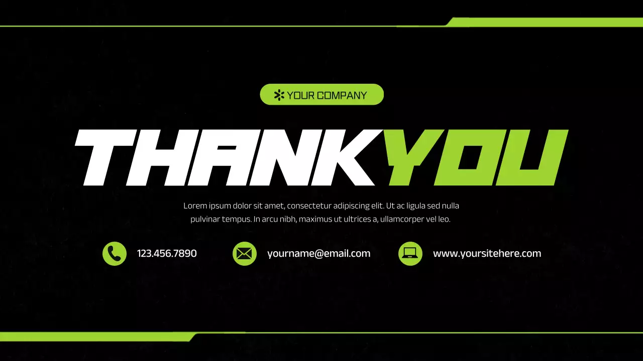 Green Bold Marketing Proposal Presentation