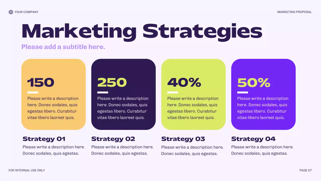 Purple Modern Marketing Proposal Presentation