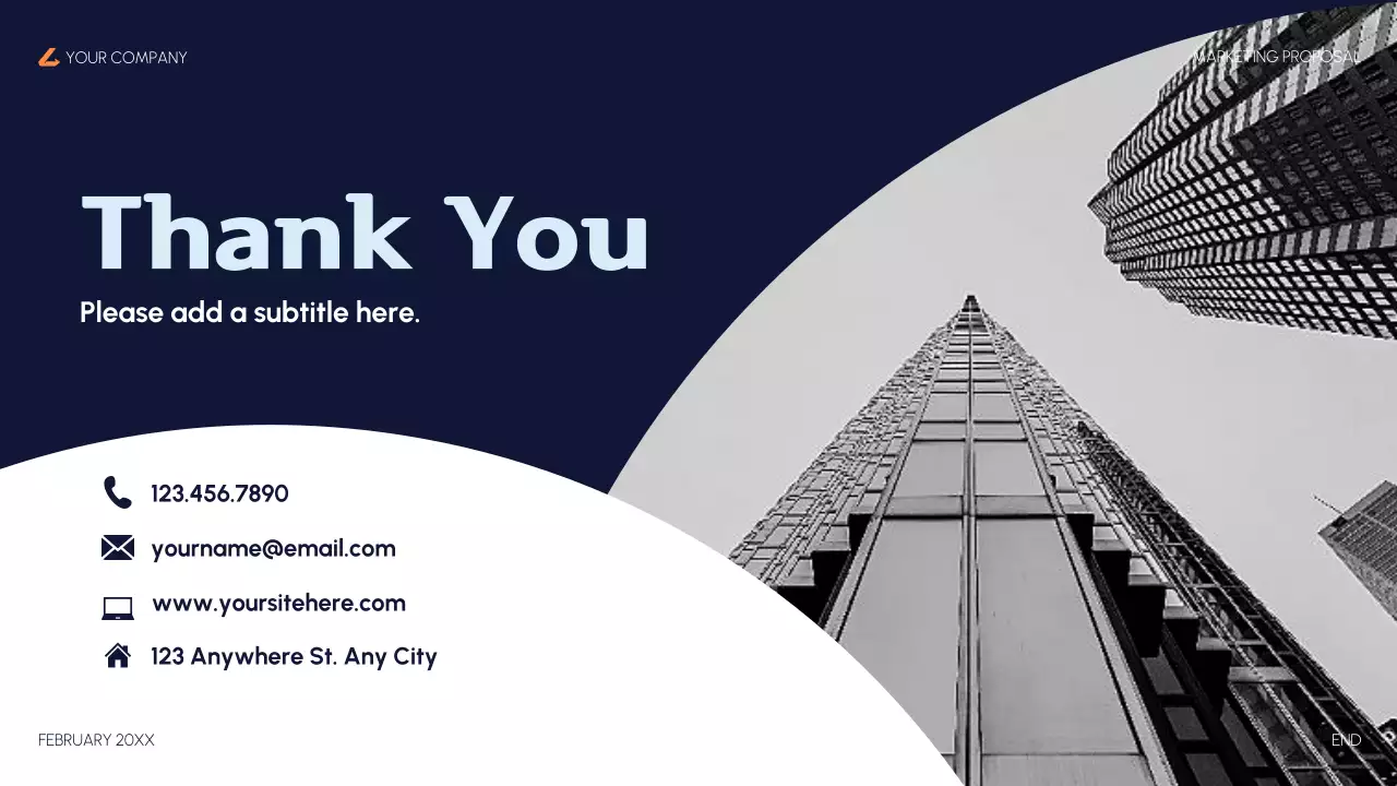 Orange Modern Marketing Proposal Presentation