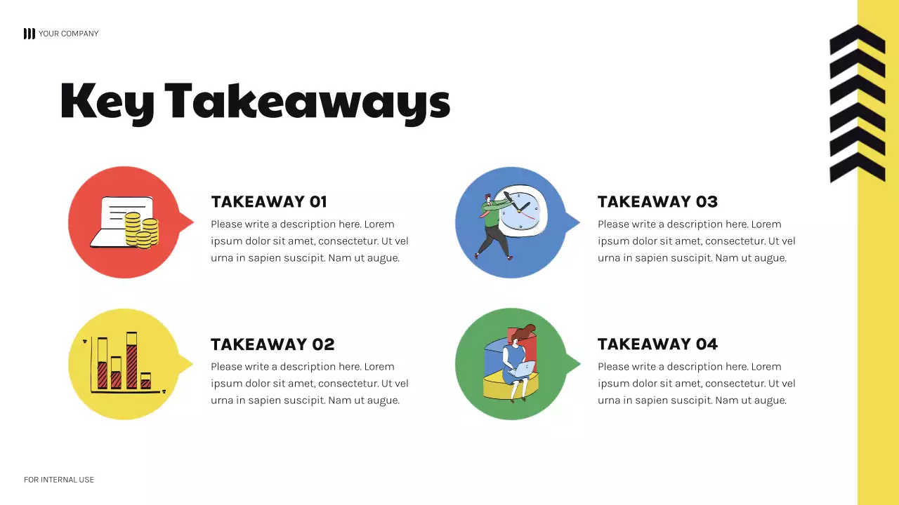 Black Bold Geometric Budget Review Presentation