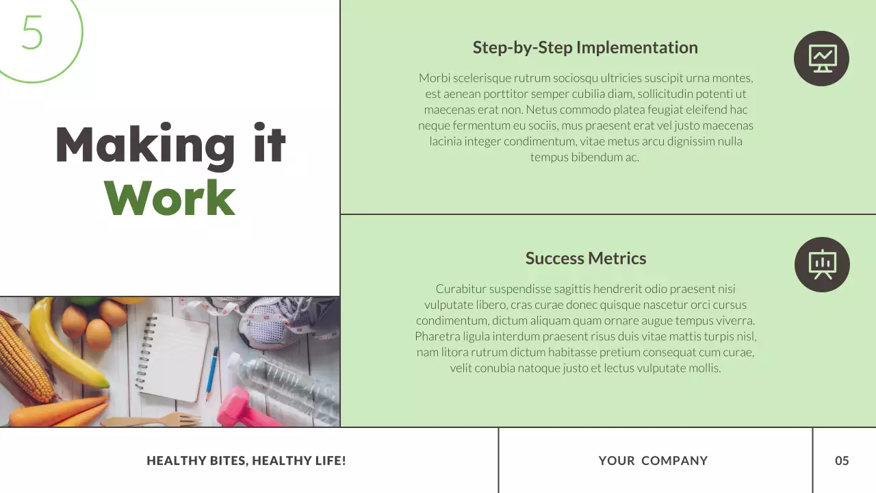 Green Modern Food Tracker Presentation