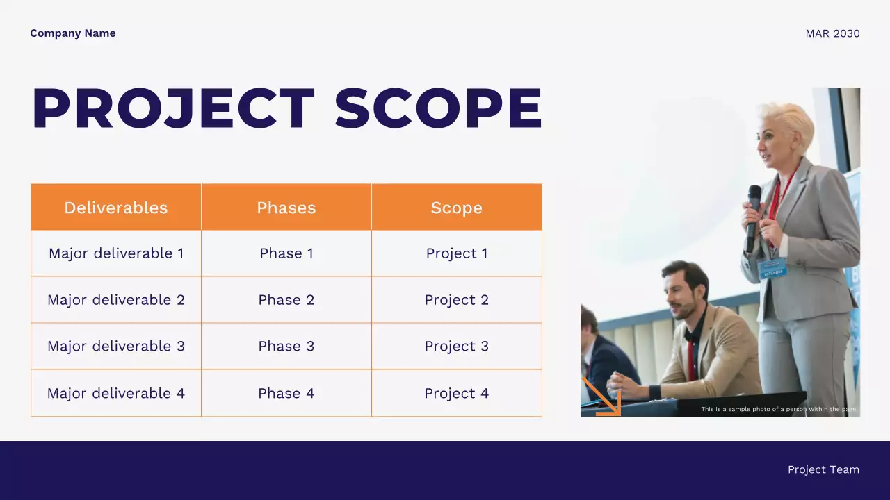 Blue Modern Minimalist Business Presentation