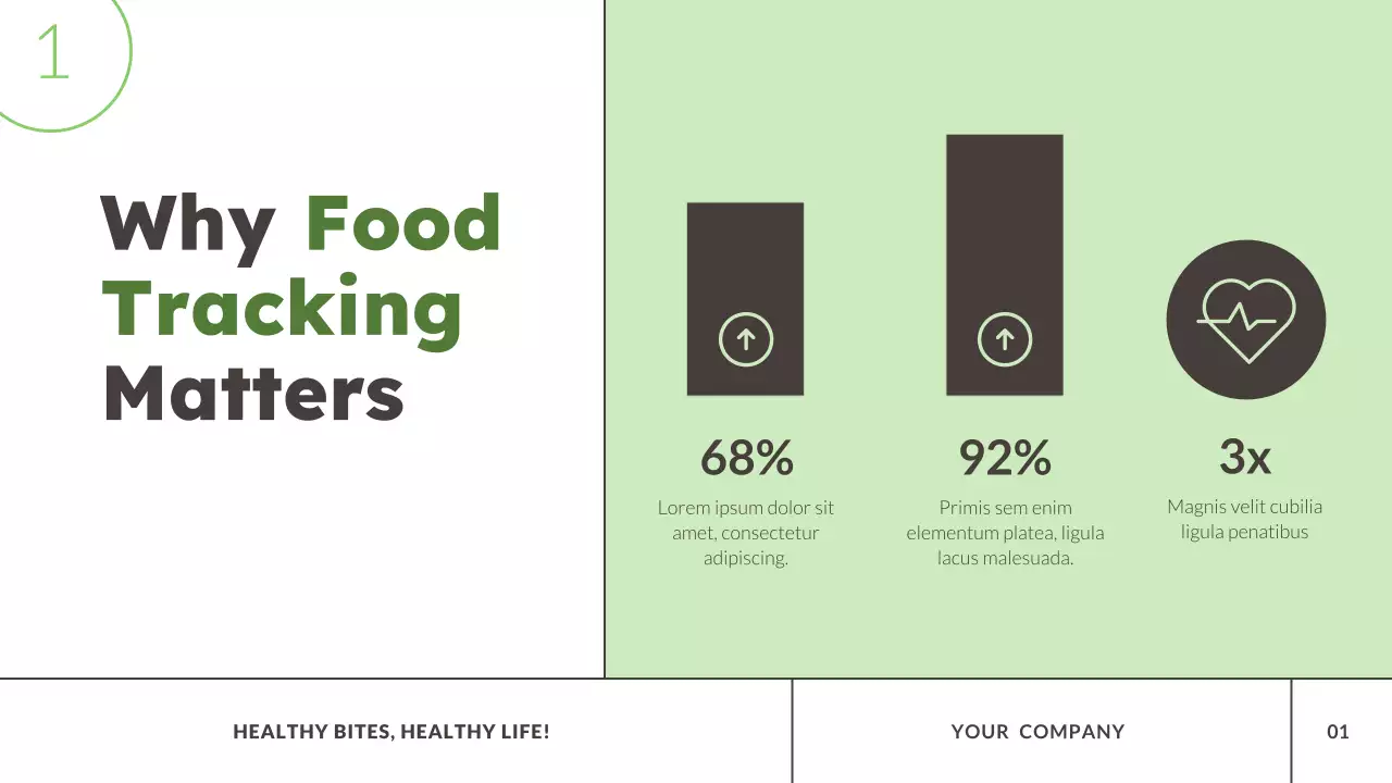 Green Modern Food Tracker Presentation