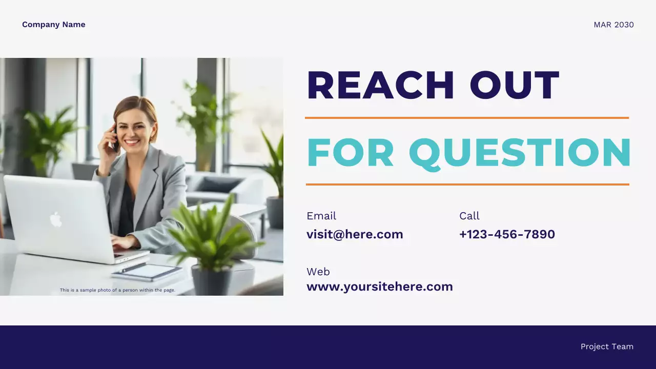 Blue Modern Minimalist Business Presentation