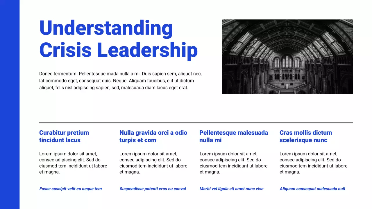 White and Blue Business Webinar Presentation