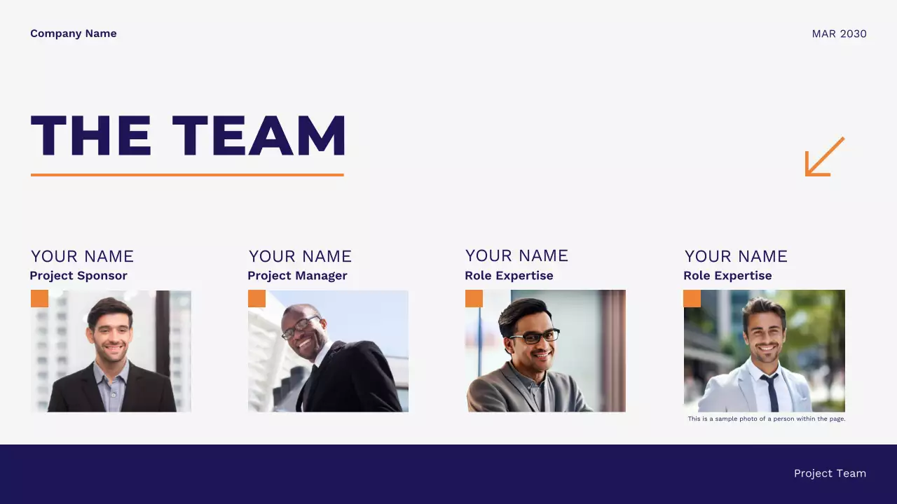 Blue Modern Minimalist Business Presentation