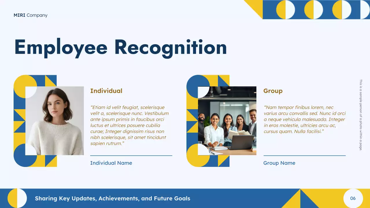 Blue Geometric Town Hall Meeting Presentation