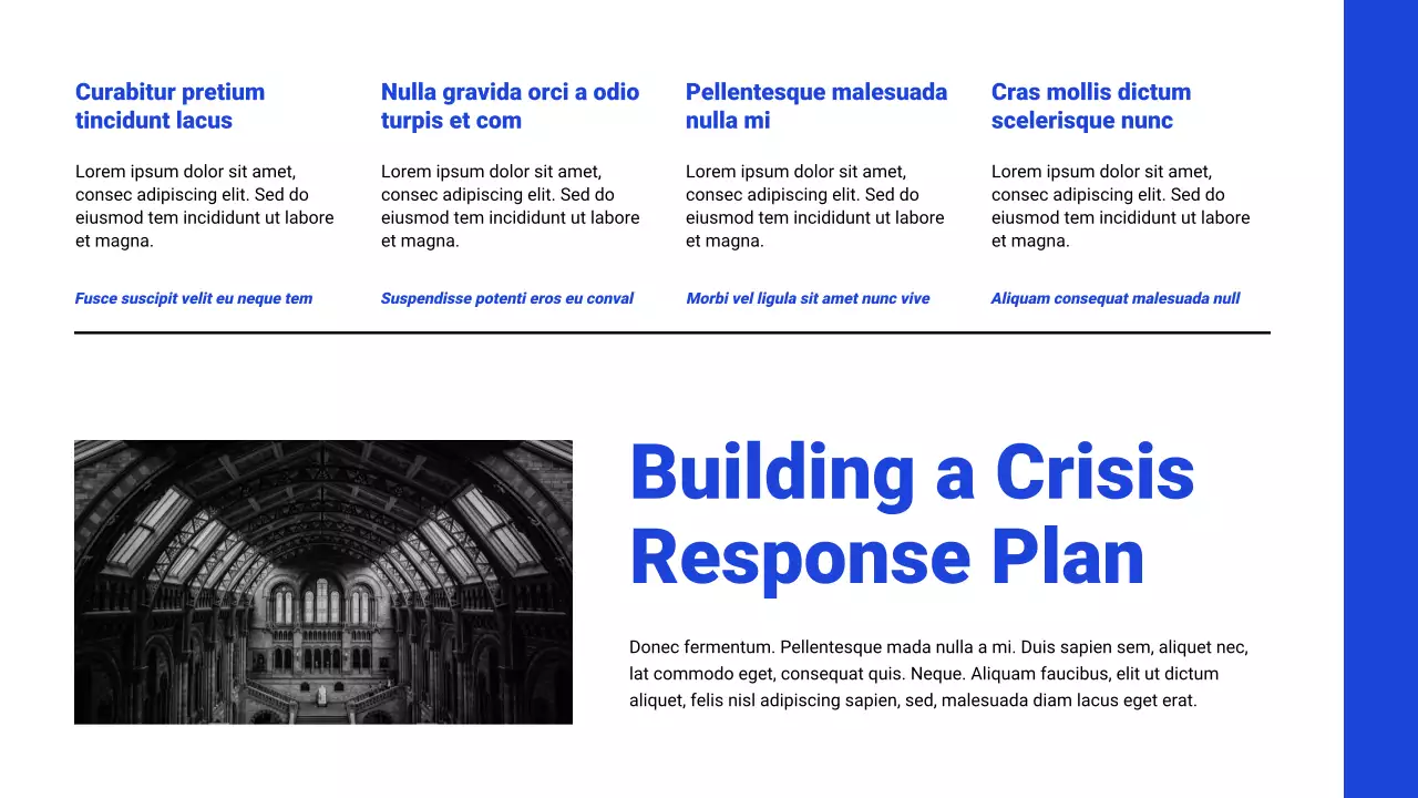 White and Blue Business Webinar Presentation