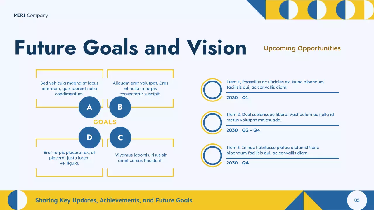 Blue Geometric Town Hall Meeting Presentation