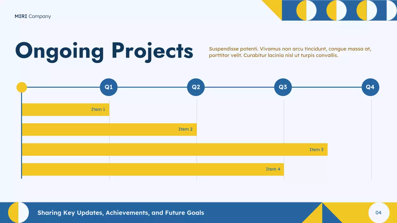 Blue Geometric Town Hall Meeting Presentation
