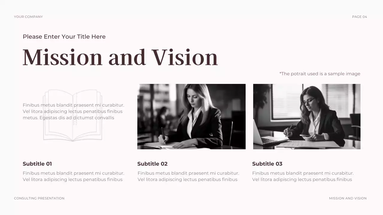 Brown Professional Legal Consulting Presentation